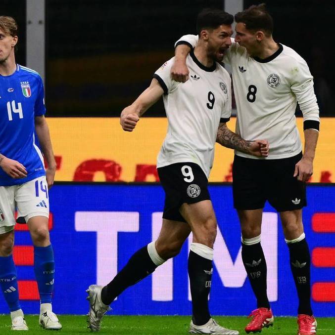 Goretzka anotó el gol que le otorgó la remontada a Alemania (AFP).
