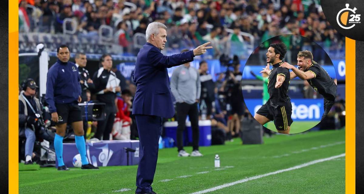 Javier Aguirre quedó encantado con la dupla de Raúl y Santiago (Imago7)