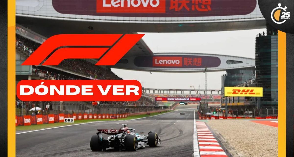 Consulta los horarios y canales EN VIVO del GP de China 2025 de la Fórmula 1.