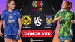 Consulta la previa de América vs Tigres Femenil para ver EN VIVO partido J14 Clausura 2025. Diseño: Karla Rodríguez