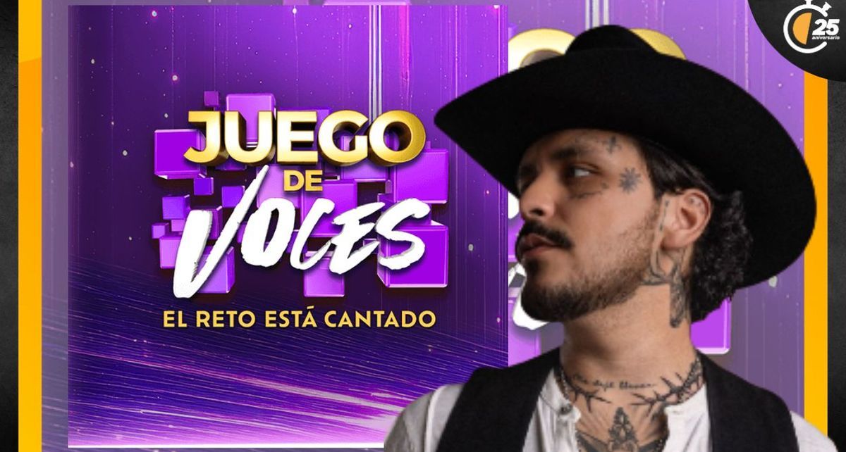 Christian Nodal será el invitado especial de Juego de Voces HOY  23 de marzo 2025