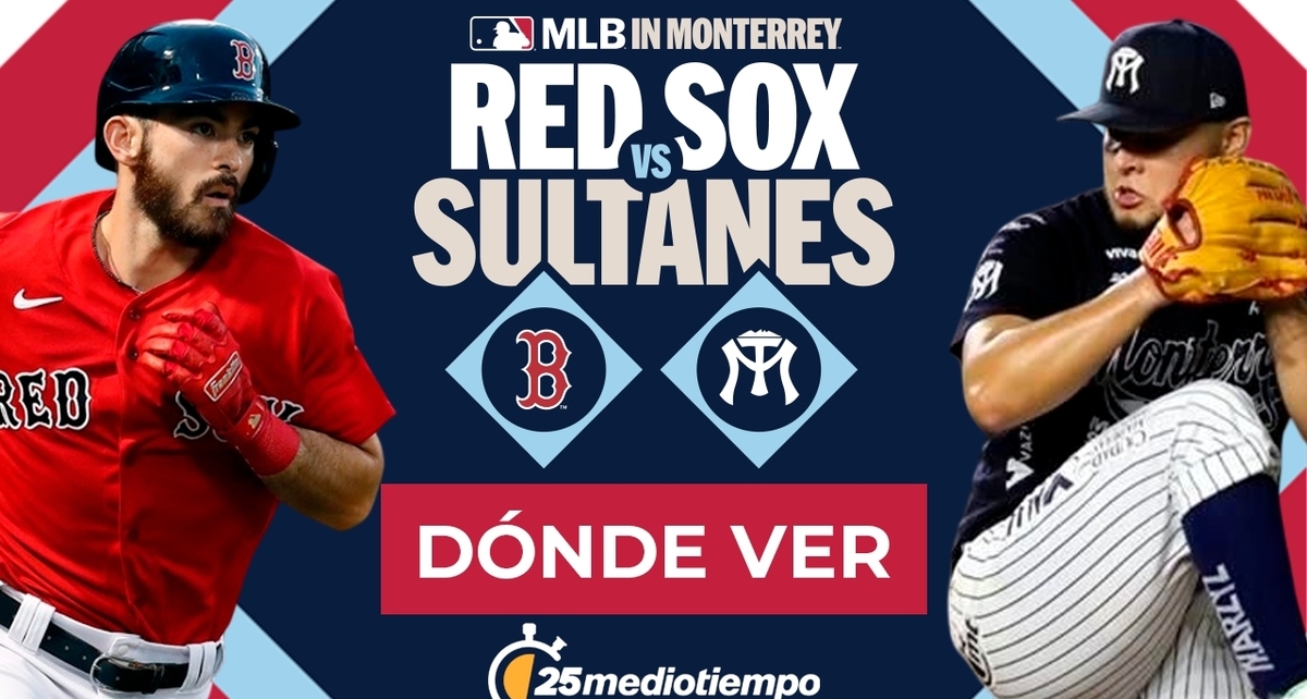 Consulta la previa de Sultanes vs Red Sox HOY Juego 2 mini-serie de pretemporada. Diseño: Karla Rodríguez