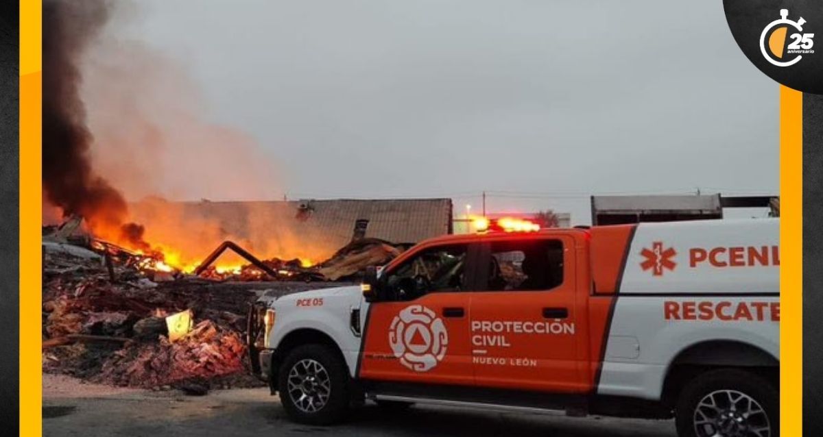 Protección Civil busca evitar más incendios. (Foto: Protección Civil de NL)