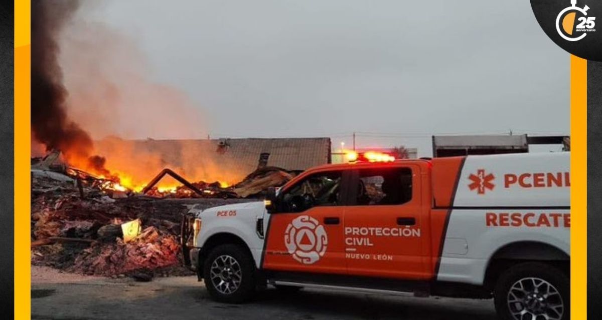 Protección Civil busca evitar más incendios. (Foto: Protección Civil de NL)