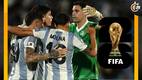 Selección de Argentina celebra un triunfo en las eliminatorias de Conmebol (AFP)