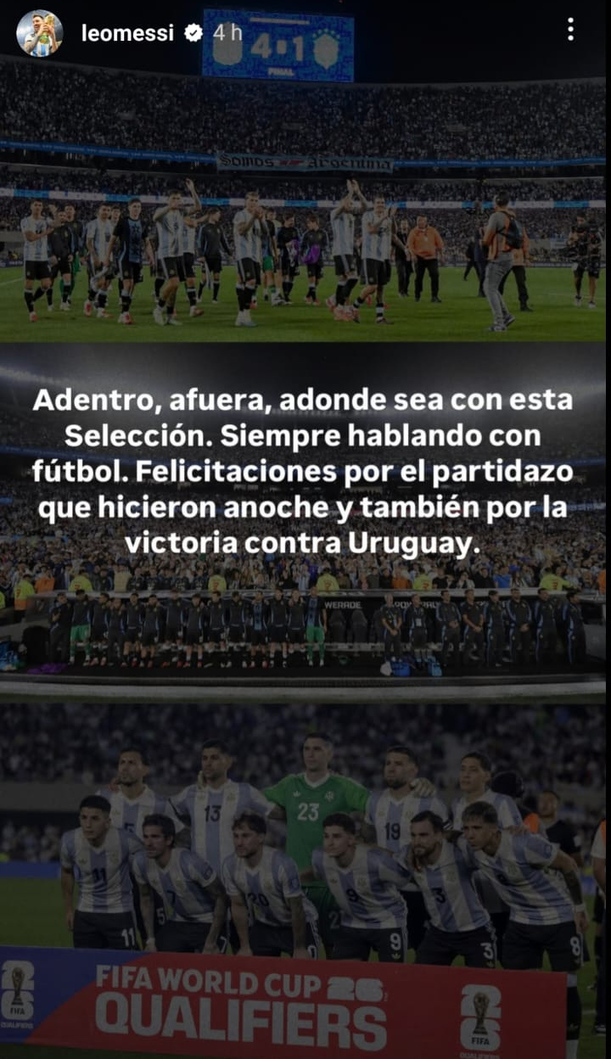 El mensaje de Lionel Messi contra Raphinha.