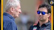 Herlmut Marko no detalló de qué habló con Checo Pérez. (Foto: AFP)