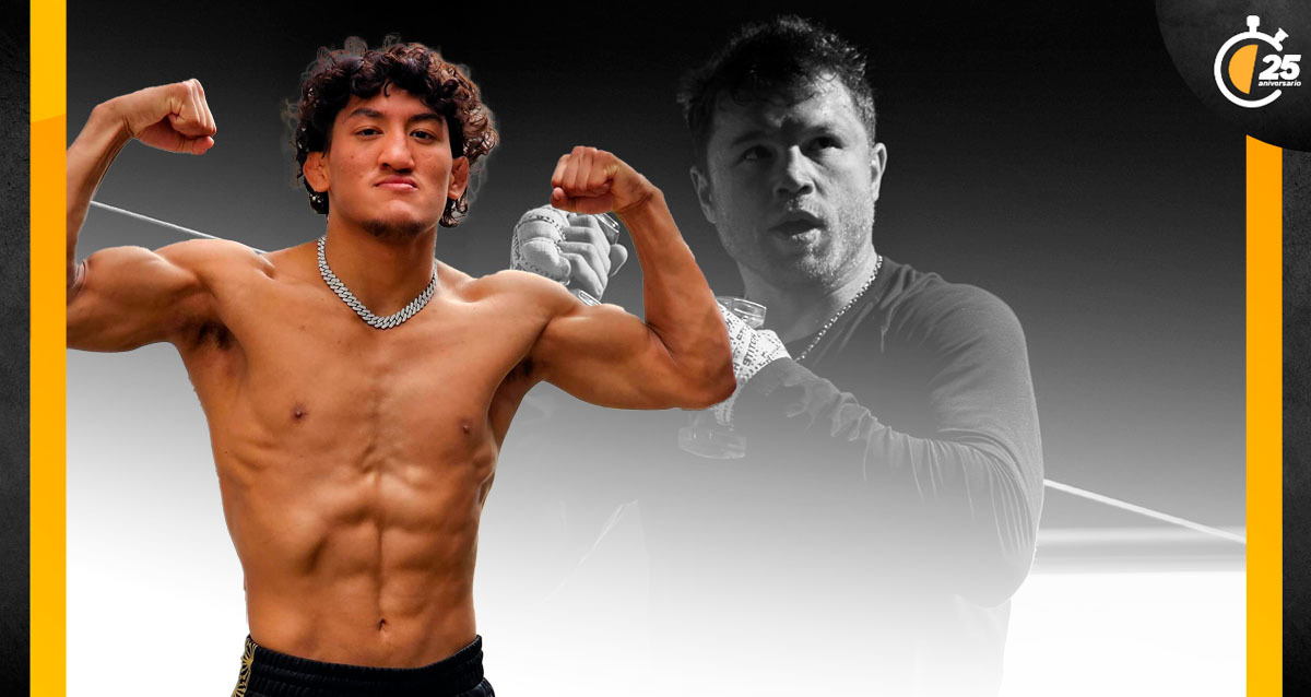 Raúl Rosas Jr. entrenó en el gimnasio del Canelo Álvarez. (Fotos: Instagram @raulrosasjr y @canelo)
