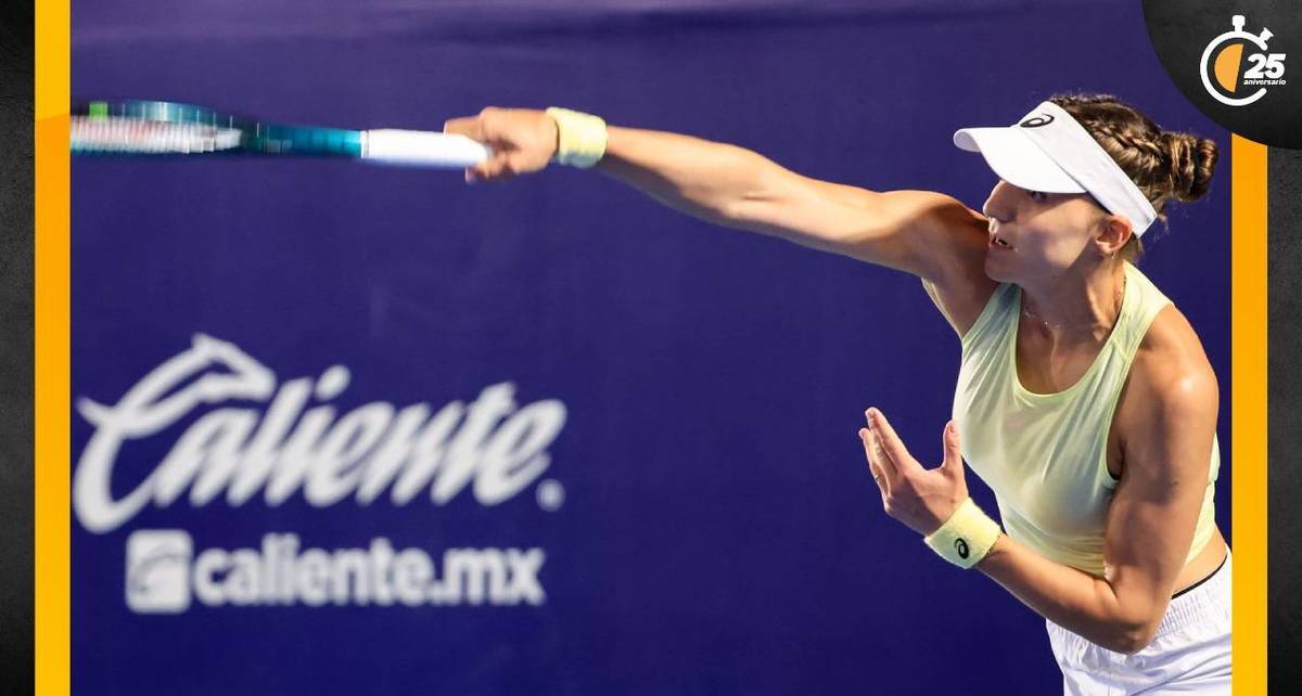 Rebeka Masarova consigue meterse a la semifinal del Puerto Vallarta Open (Cortesía)