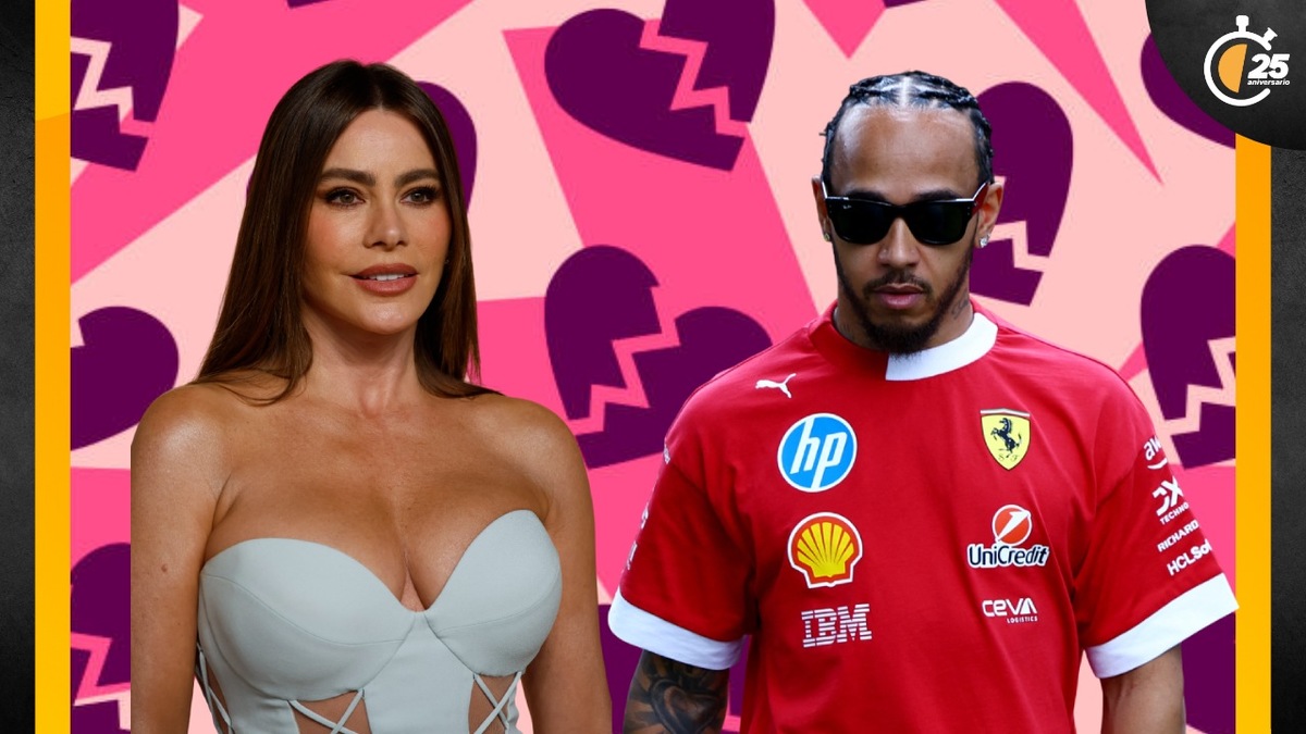 Lewis Hamilton y Sofía Vergara habrían terminado su relación amorosa (Reuters)