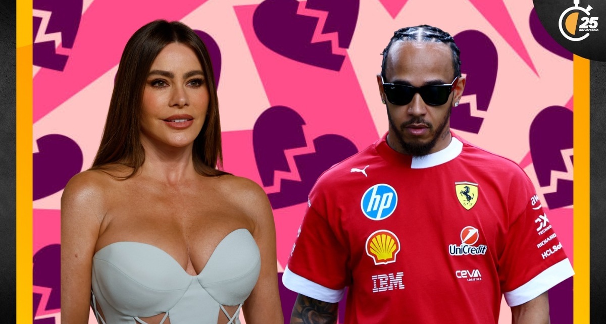Lewis Hamilton y Sofía Vergara habrían terminado su relación amorosa (Reuters)
