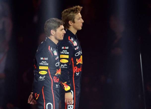 Liam Lawson, junto a Verstappen en Red Bull (Reuters)