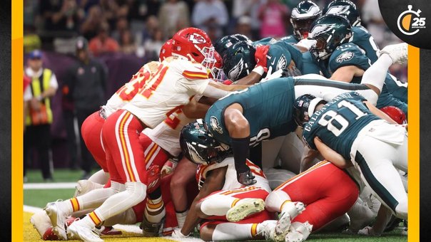 Imagen de la jugada Tush push de la NFL (Reuters)