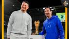 Mahomes y Messi posan con el trofeo del Mundial (@NFL)