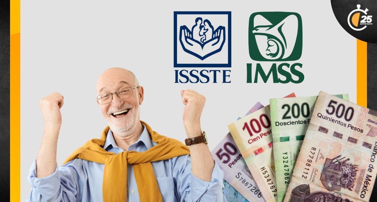 Consulta las fechas de pago de las pensiones de ISSSTE e IMSS del mes de abril.