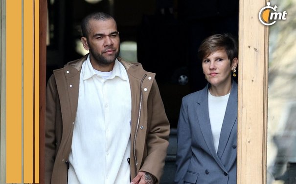 Dani Alves comparece en juzgados (Reuters).