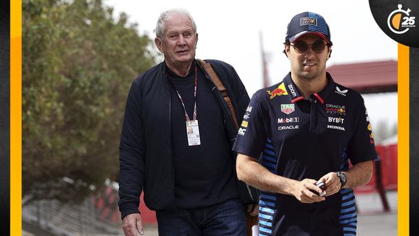 Helmut Marko habló sobre la salida de Checo Pérez. (FOTO: Reuters)