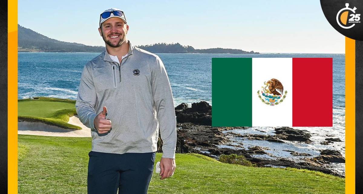 Josh Allen hizo un viaje express a México (@BuffaloBills)
