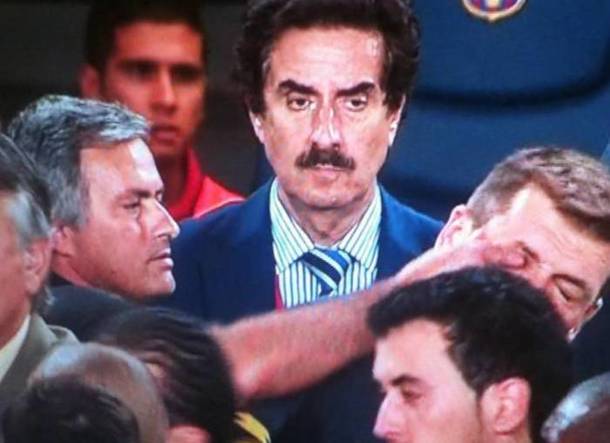 Mou en su ataque a Vilanova de 2012 (Captura)