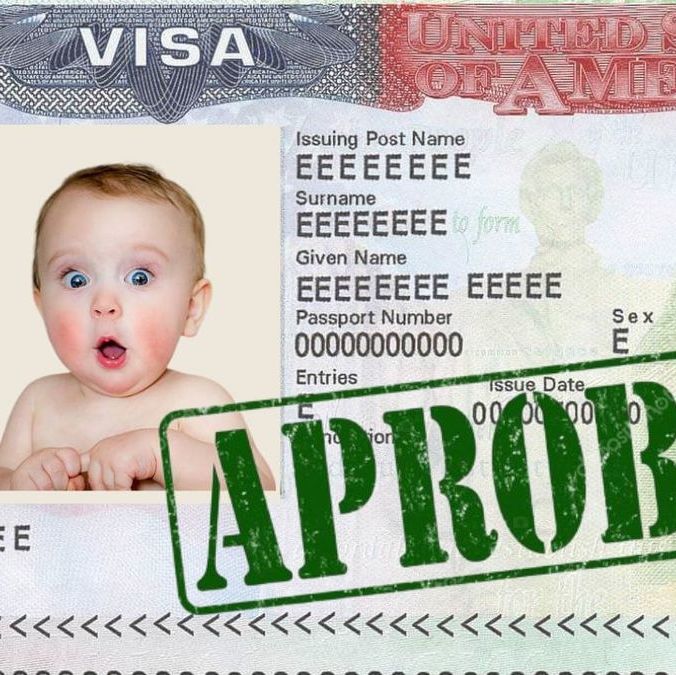 Requisitos y duración para tramitar una visa americana para bebés (especial)
