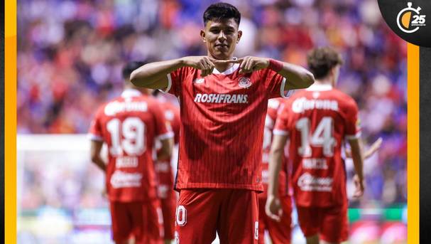 Jesús Gallardo abrió el marcador a favor de los Diablos Rojos del Toluca (MexSport).