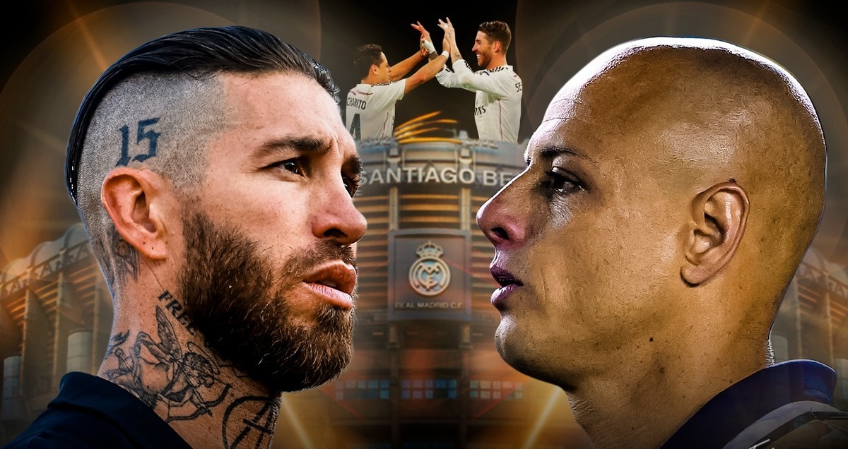 Sergio Ramos y Chicharito fueron compañeros, ahora rivales. (Foto: Tom Mendoza)