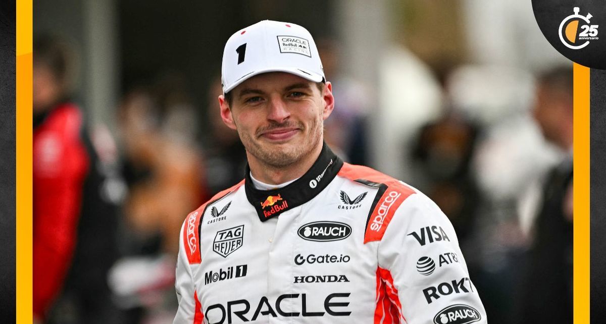 Max Verstappen consiguió su primera pole position de la temporada 2025 (AFP)