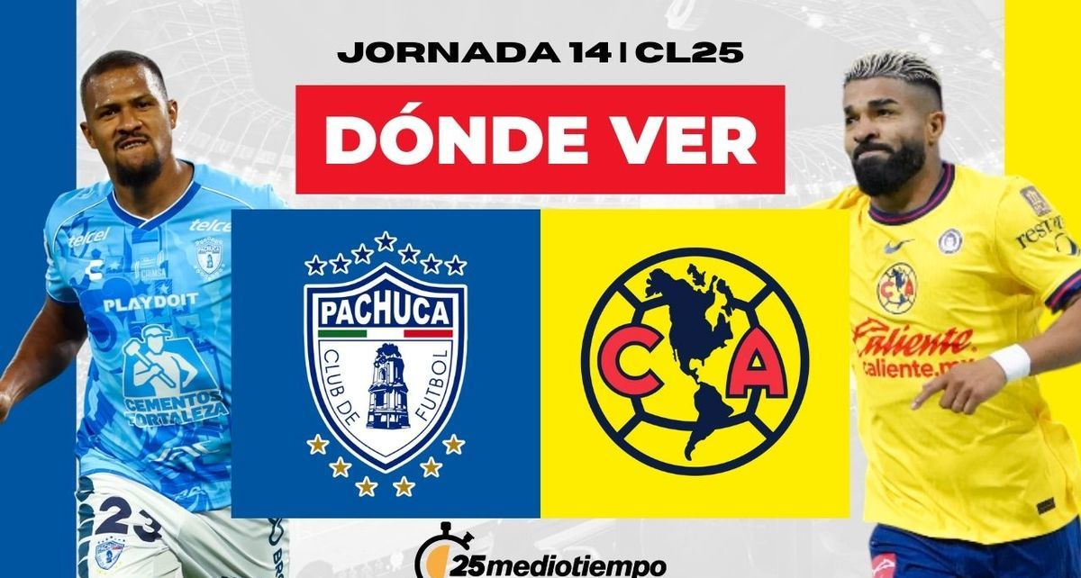 Rivalidad Pachuca vs. América Jornada 14 Clausura 2025