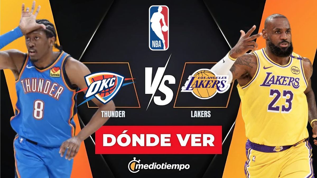 Thunder vs Lakers NBA 2025: ¿A qué hora y dónde ver EN VIVO?