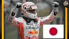 Verstappen celebra su triunfo en GP de Japón (EFE)