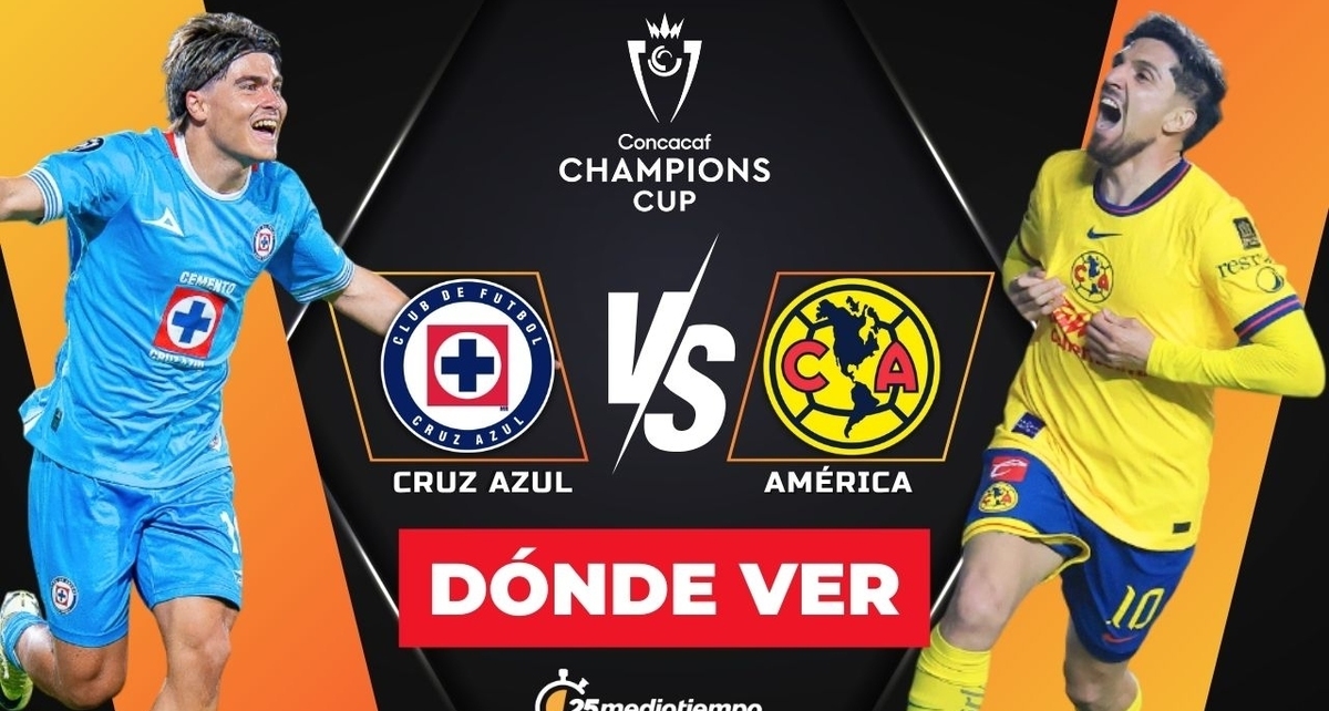 Consulta la previa de Cruz Azul vs América para ver EN VIVO Vuelta Conacachampions 2025. Diseño: Karla Rodríguez