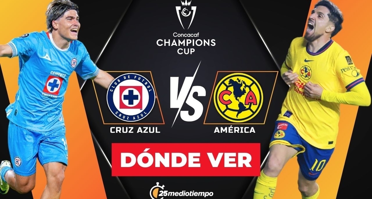 Consulta la previa de Cruz Azul vs América para ver EN VIVO Vuelta Conacachampions 2025. Diseño: Karla Rodríguez