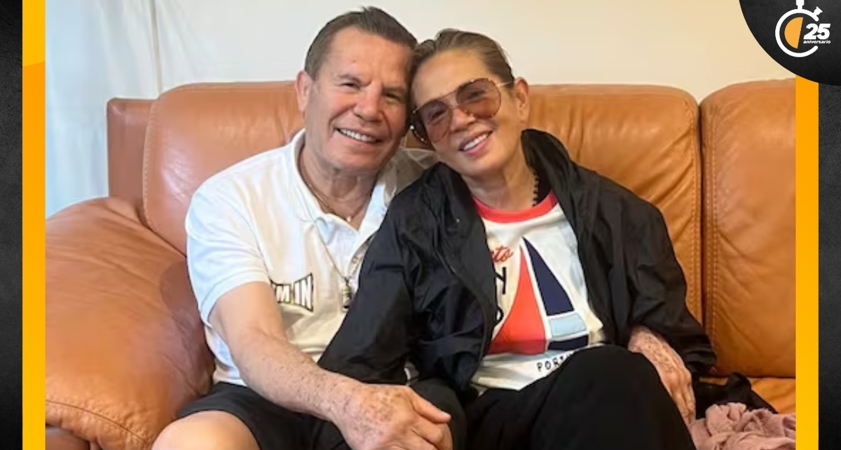 Julio César Chávez visitó a Yolanda Andrade (Especial)