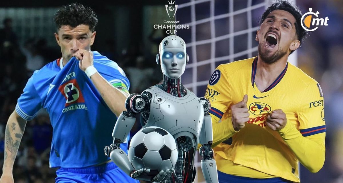 Pronóstico IA Cruz Azul vs América de Concachampions 2025. FOTO: Especial