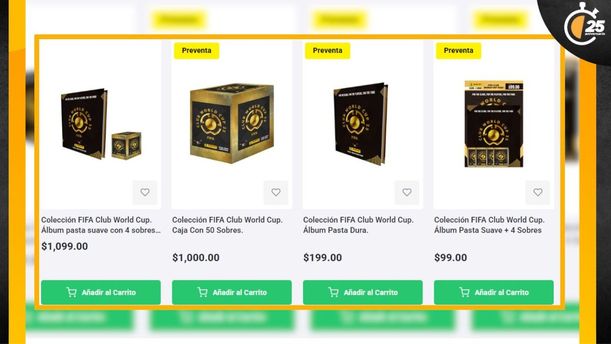 Precios del álbum del Mundial de Clubes 2025 de Panini. Foto: Panini