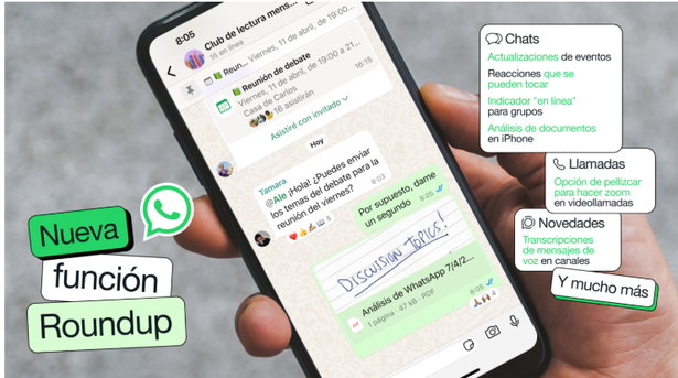 WhatsApp actualiza funciones en grupos| Foto: Xataka
