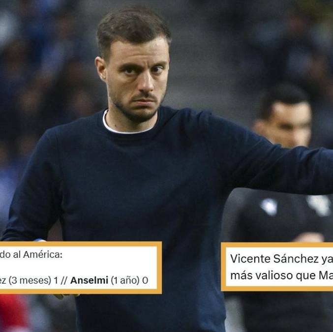 El nombre de Anselmi se volvió tendencia tras la victoria de Cruz Azul ante América (EFE)