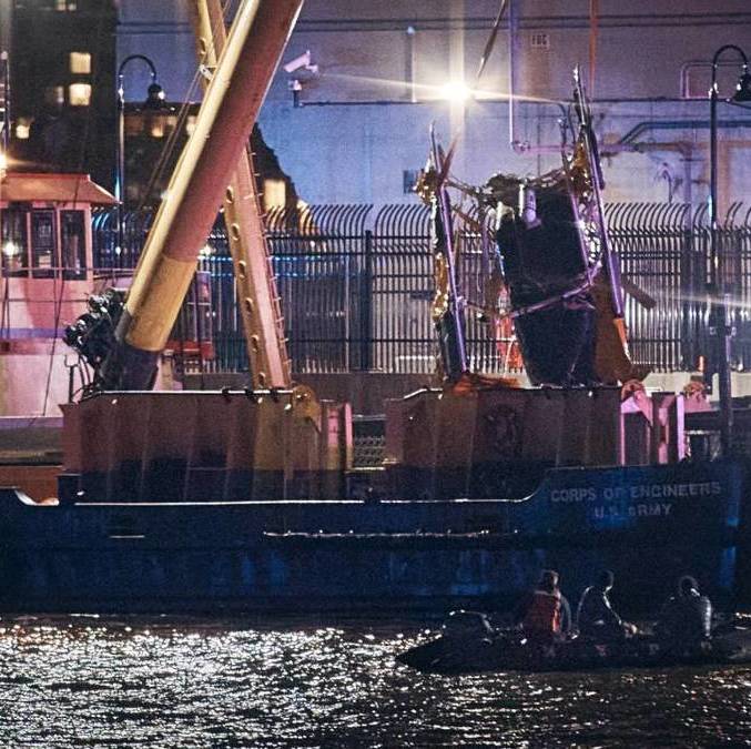 La tragedia se hizo presente en el Río Hudson de New York (AFP)