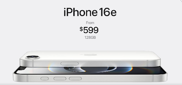 Costo del 9 iPhone 16 e| Foto: Apple X