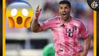 Luis Suárez reclama en un juego del Inter Miami (AFP)