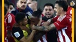 Olympiacos vs AEK Atenas terminó en campal entre jugadores (X @ekdosi)
