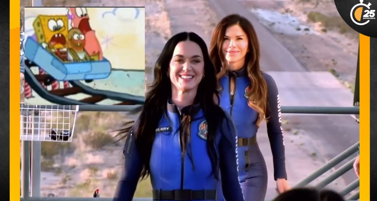 Viaje al espacio de Katy Perry causa memes por poco tiempo de duración de la misión