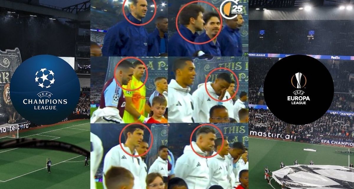 Champions League: Aston Villa vs PSG inicia con himno equivocado