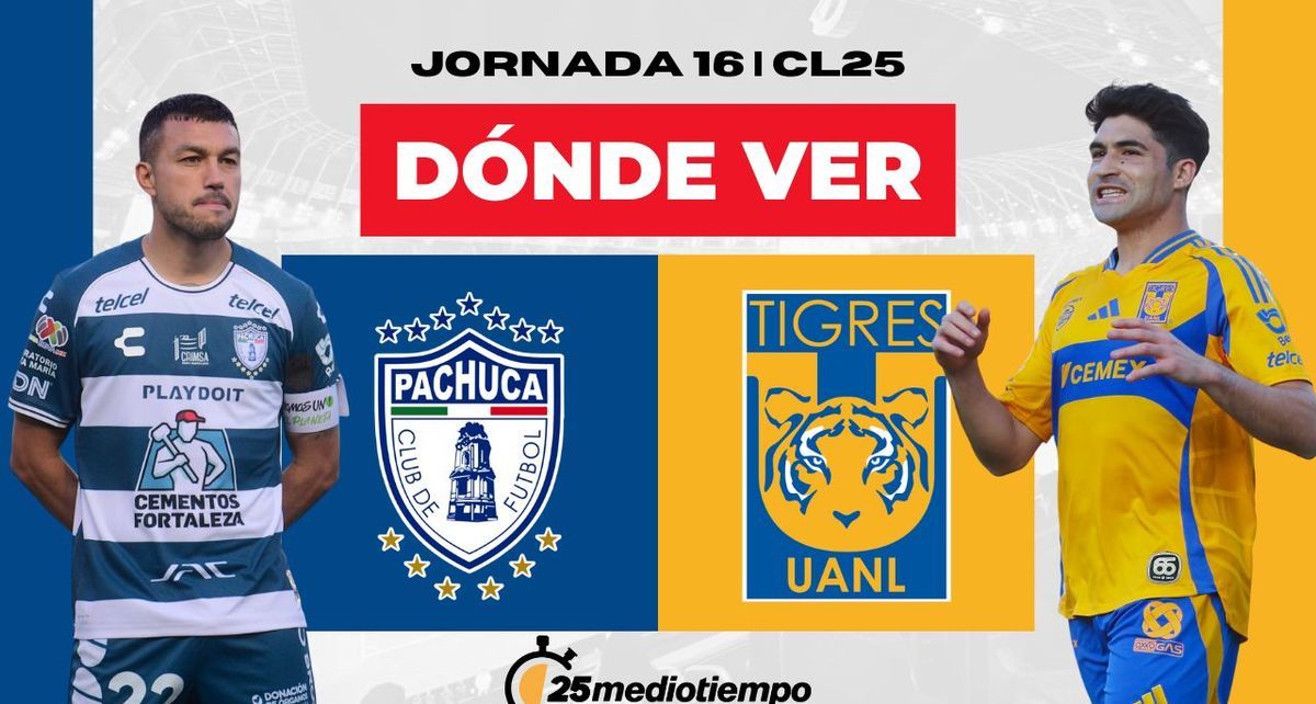 Rivalidad  Pachuca vs. Tigres Jornada 16 Clausura 2025