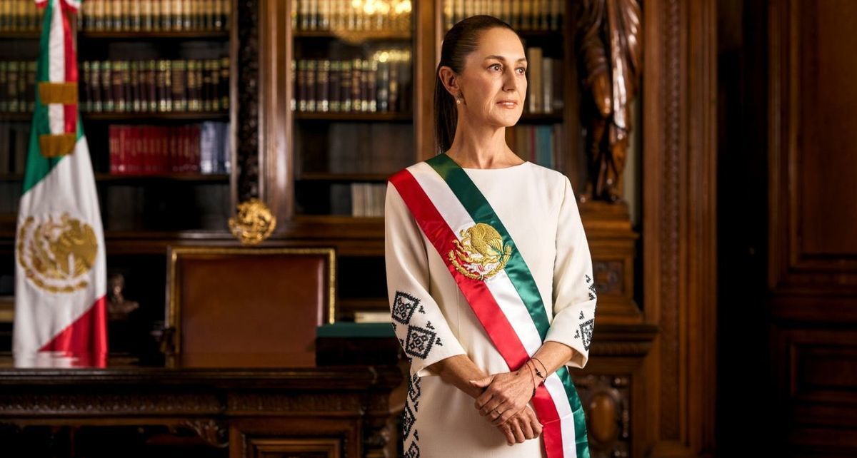 Claudia Sheinbuam en Palacio Nacional (Facebook Claudia Sheinbaum)