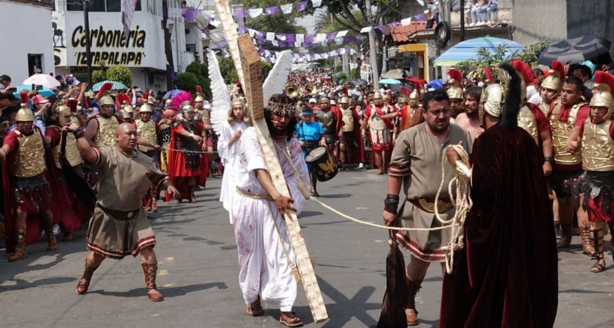 ¿Cuáles serán las calles cerradas por el Viacrucis de Iztapalapa esta Semana Santa?