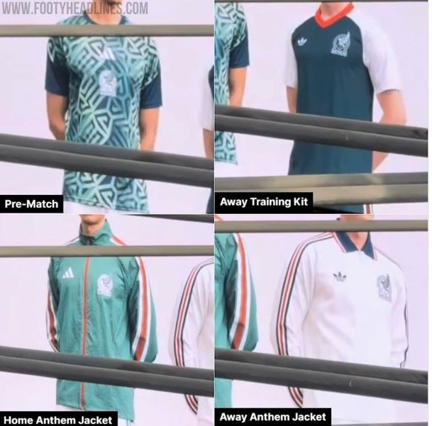 Otras prendas de la posible línea de Adidas para México (footyheadlines.com)
