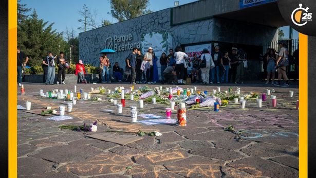 Protesta en las afueras del Parque Bicentenario por la muerte de dos periodistas en el Festival Ceremonia (Especial)