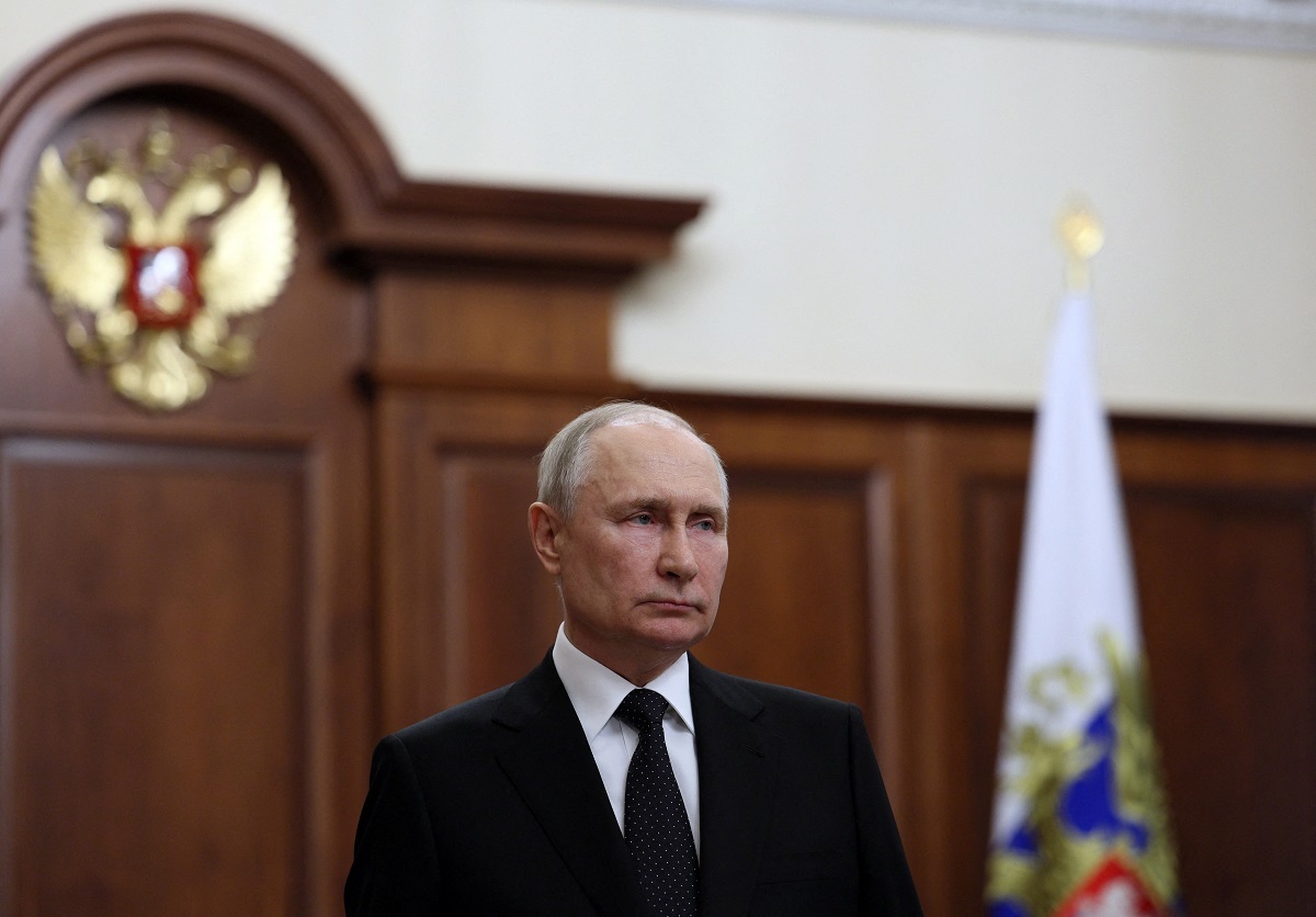 Vladimir Putin, en mensaje a Rusia. Foto: AFP