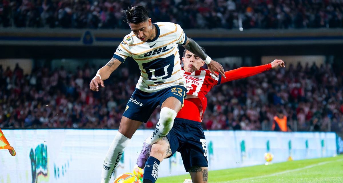 Chivas venció a Pumas en la Jornada 10 de este Clausura 2025 (Imago7)
